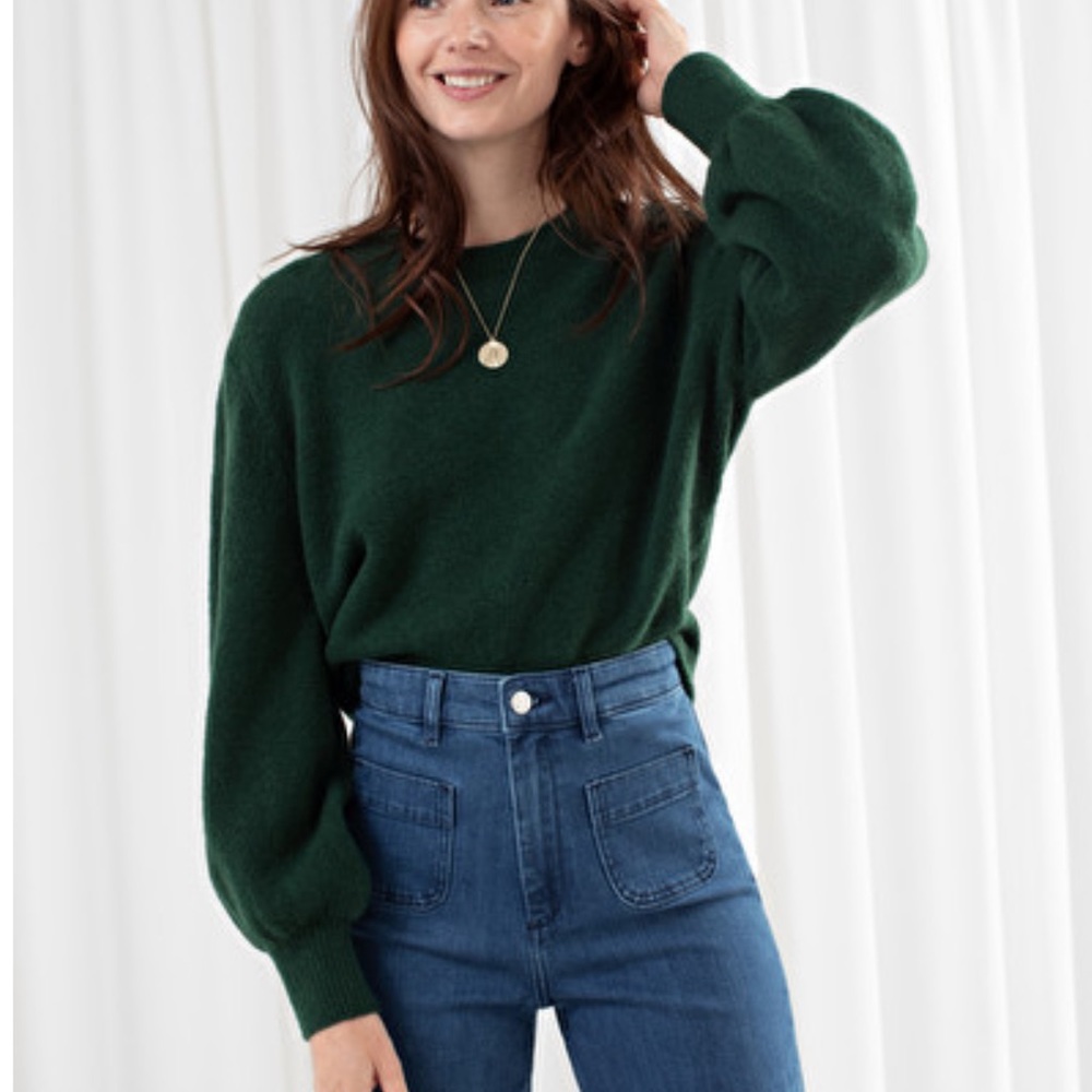 NWT & Other Stories Cropped Sweater